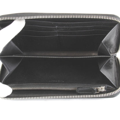 Bvlgari Weekend Round Zip Wallet Leather Black — view 7
