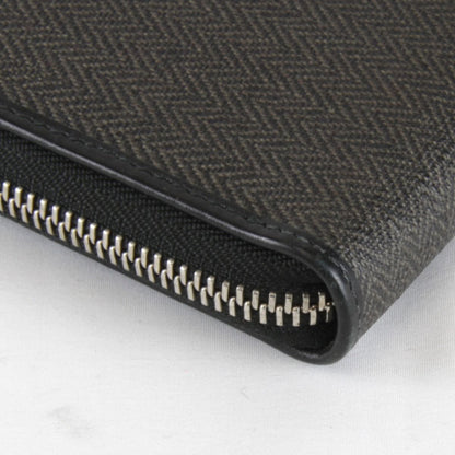 Bvlgari Weekend Round Zip Wallet Leather Black — view 4