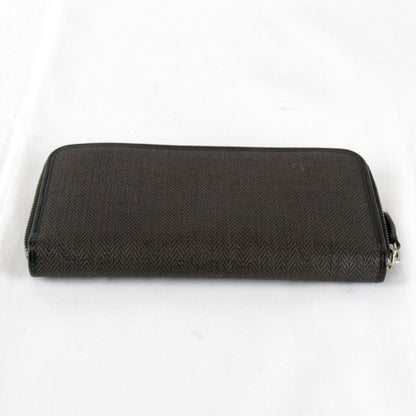 Bvlgari Weekend Round Zip Wallet Leather Black — view 5