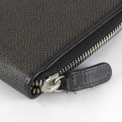 Bvlgari Weekend Round Zip Wallet Leather Black — view 3