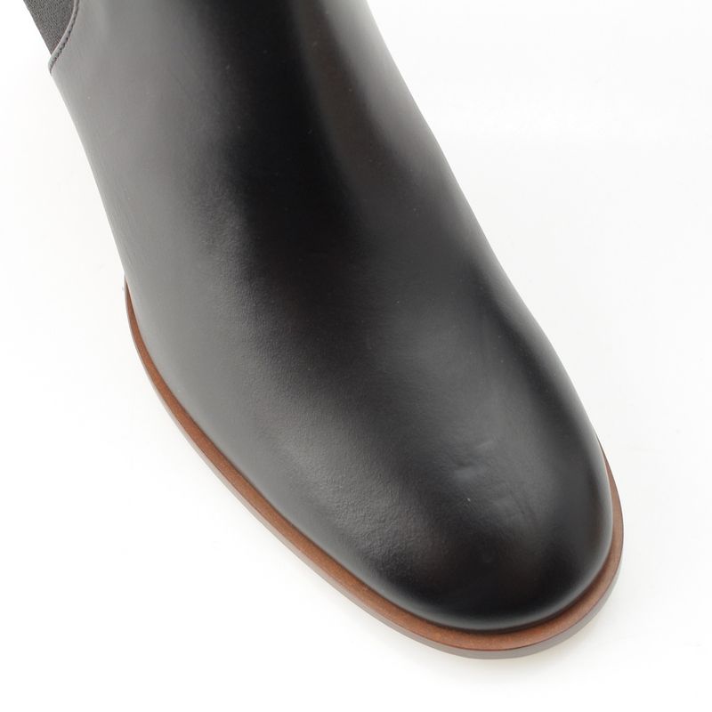 Loewe Gate Leather Side Gore Short Boots Shoes Black 39