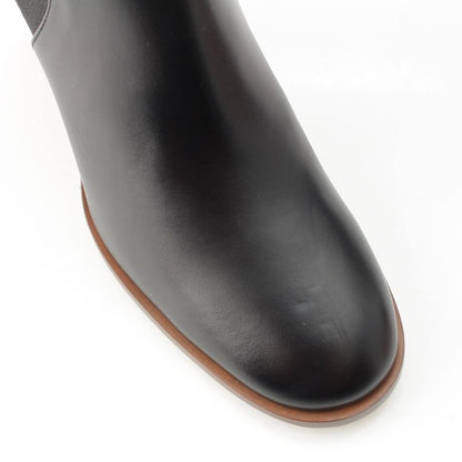 Loewe Gate Leather Side Gore Short Boots Shoes Black 39
