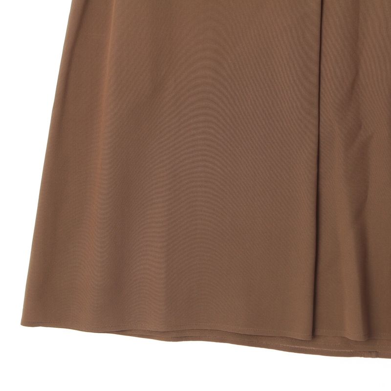 Hermes Silk Chaine D'ancre Buckle Long Skirt Maxi Length Beige 36