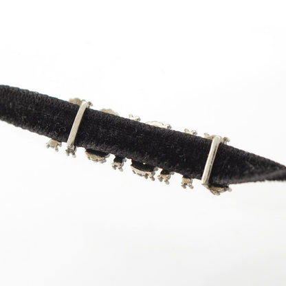 Dior J'adior Rhinestone Choker Necklace Black
