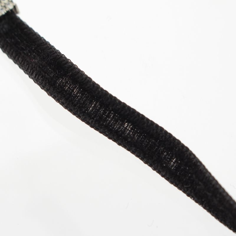 Dior J'adior Rhinestone Choker Necklace Black
