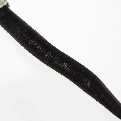 Dior J'adior Rhinestone Choker Necklace Black