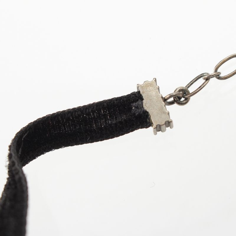 Dior J'adior Rhinestone Choker Necklace Black