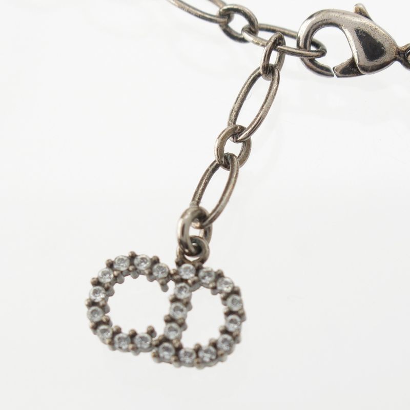 Dior J'adior Rhinestone Choker Necklace Black