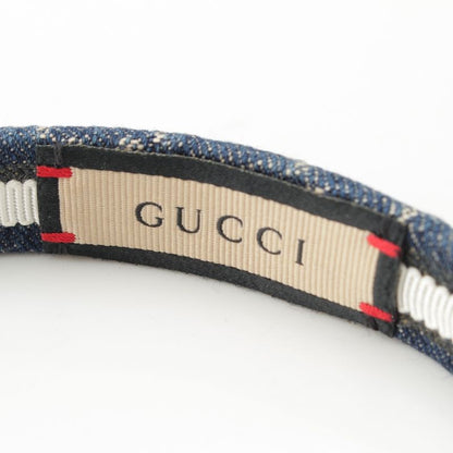 Gucci GG Denim Headband Hair Blue