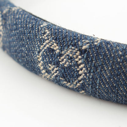 Gucci GG Denim Headband Hair Blue