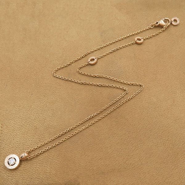 Bvlgari Necklace Diamond Pink 38