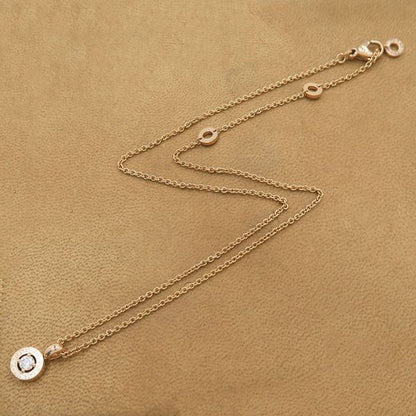 Bvlgari Necklace Diamond Pink 38