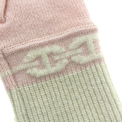 Hermes Knit Gloves Cashmere Pink