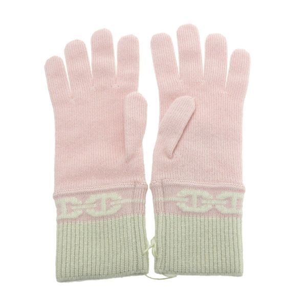 Hermes Knit Gloves Cashmere Pink