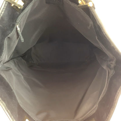 Gucci Black Gold GG Canvas Leather 002 Tote