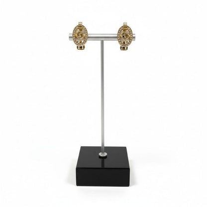 Dior C3 Necklace and Earrings Set with CD Logo