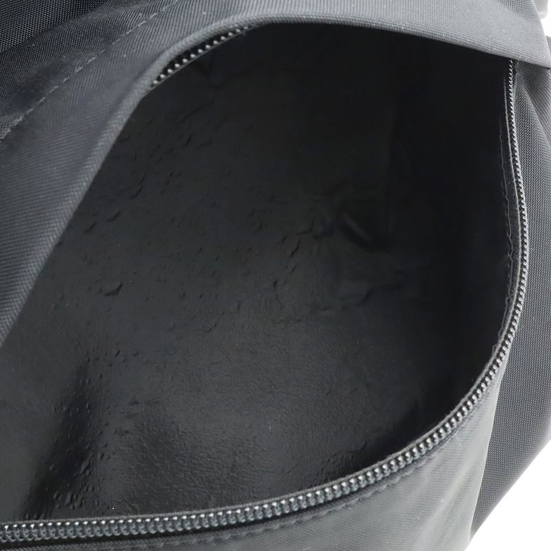 Balenciaga Wheel Backpack Logo Embroidery Nylon Canvas Black Navy White