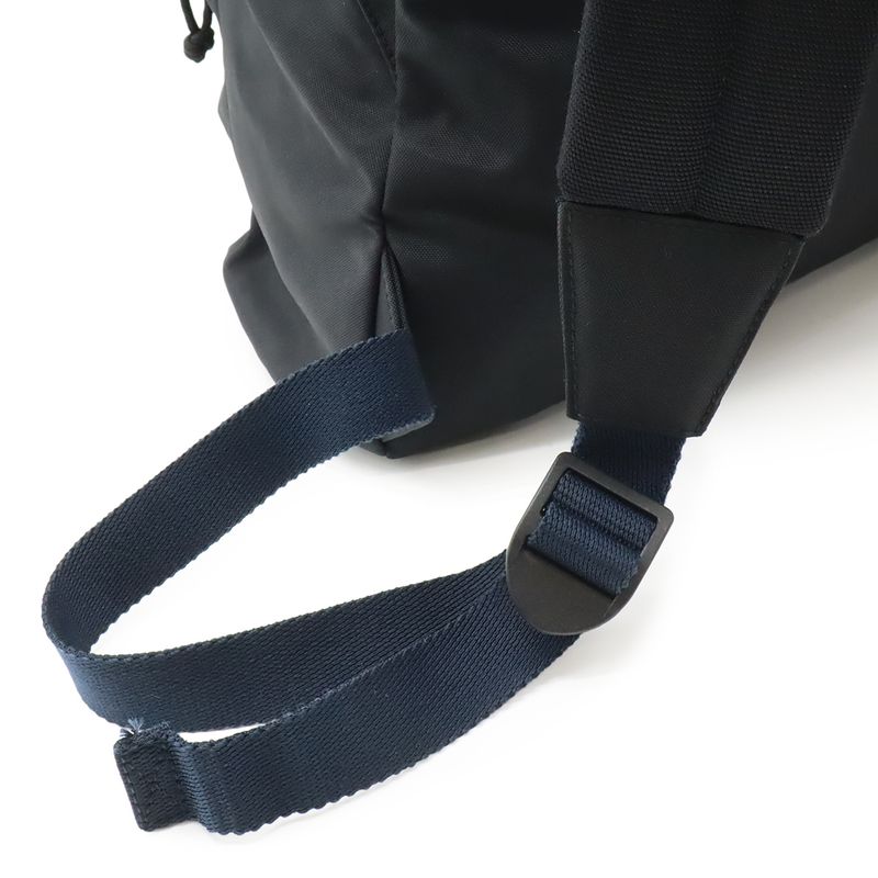 Balenciaga Wheel Backpack Logo Embroidery Nylon Canvas Black Navy White
