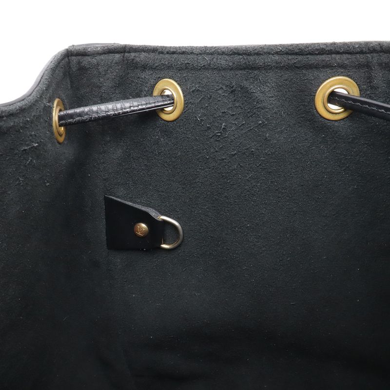 Louis Vuitton Epi Petit Noe Shoulder Bag Drawstring Noir Black