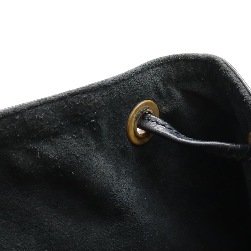 Louis Vuitton Epi Petit Noe Shoulder Bag Drawstring Noir Black