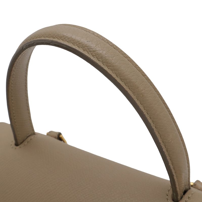 Celine Belt Bag Nano 2-Way Crossbody Leather Greige