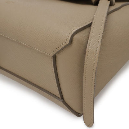 Celine Belt Bag Nano 2-Way Crossbody Leather Greige