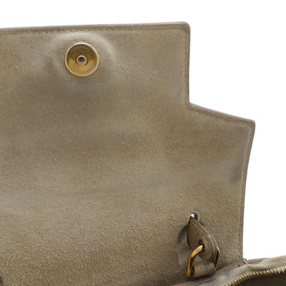 Celine Belt Bag Nano 2-Way Crossbody Leather Greige