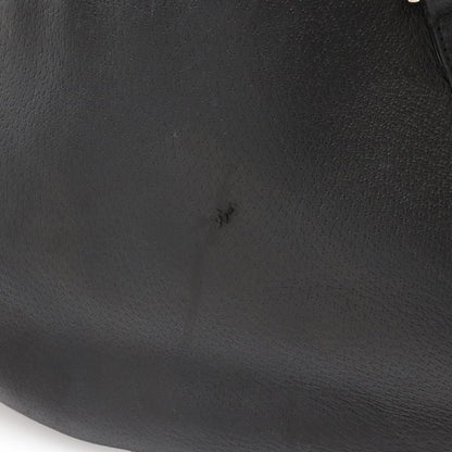 Gucci Abbey Tote Shoulder Bag Leather Black Gold