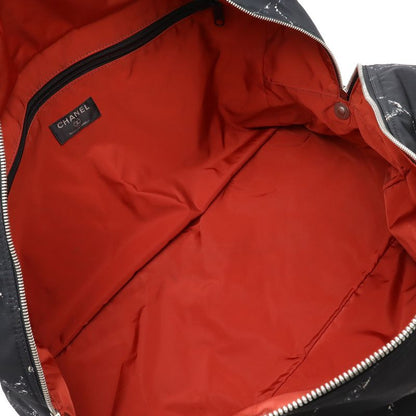 Chanel Travel Nylon Black Red