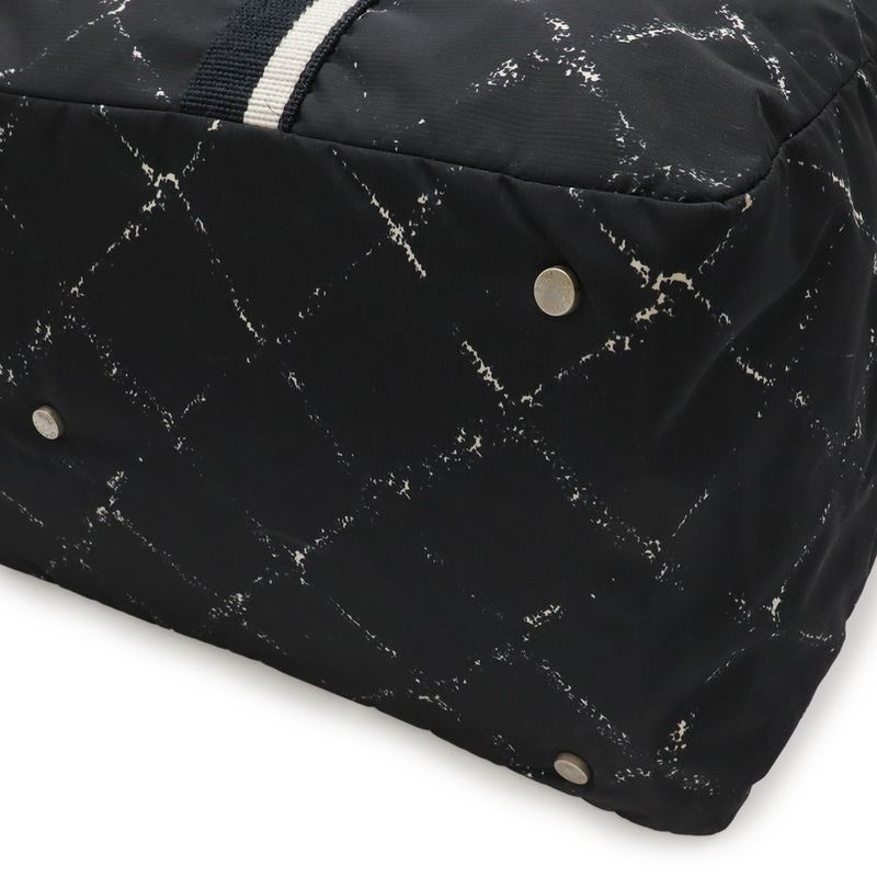 Chanel Travel Nylon Black Red