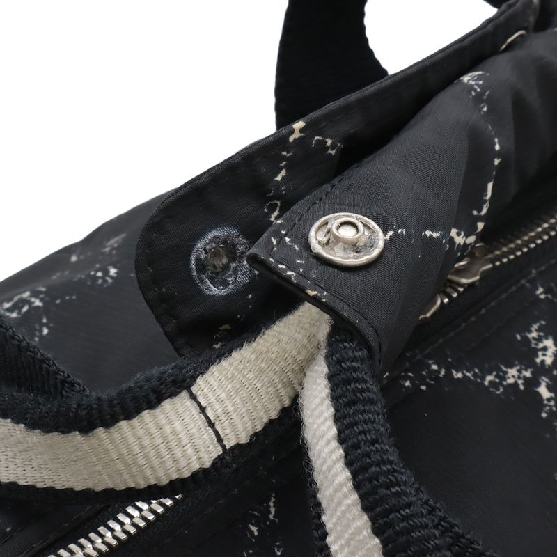 Chanel Travel Nylon Black Red