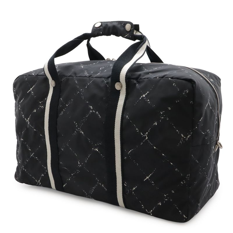 Chanel Travel Nylon Black Red