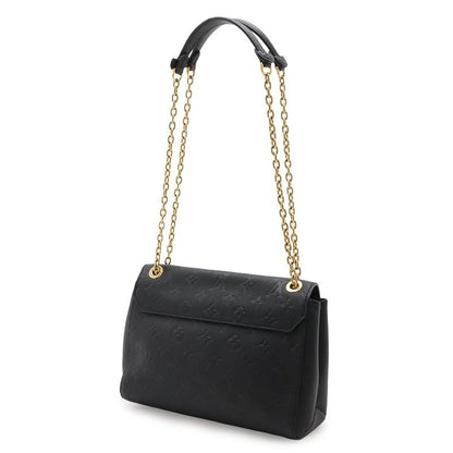 Louis Vuitton Monogram Empreinte Vavin PM Shoulder Bag Chain Noir Black
