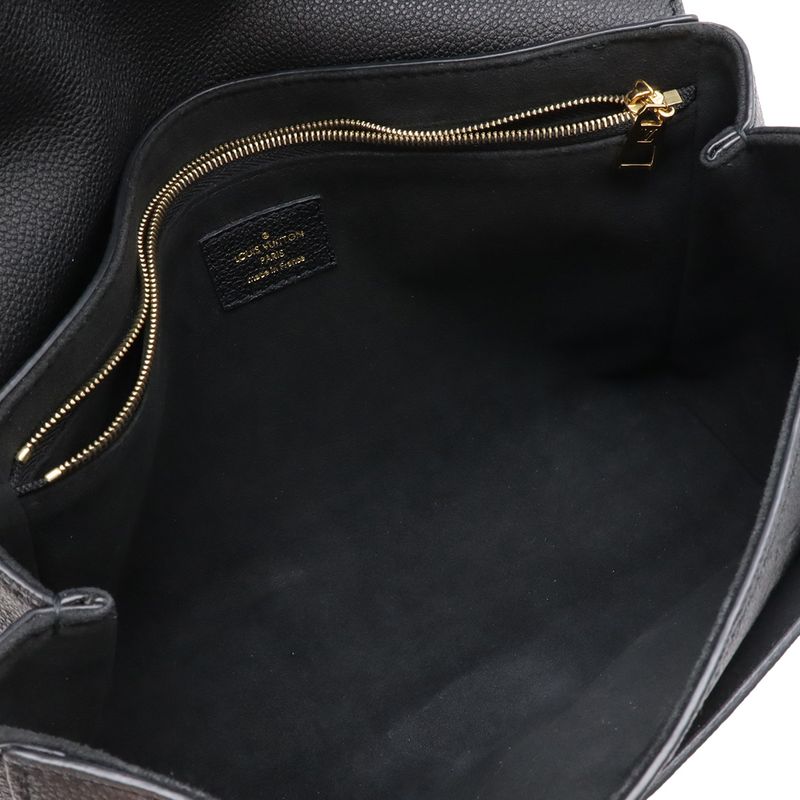 Louis Vuitton Monogram Empreinte Vavin PM Shoulder Bag Chain Noir Black