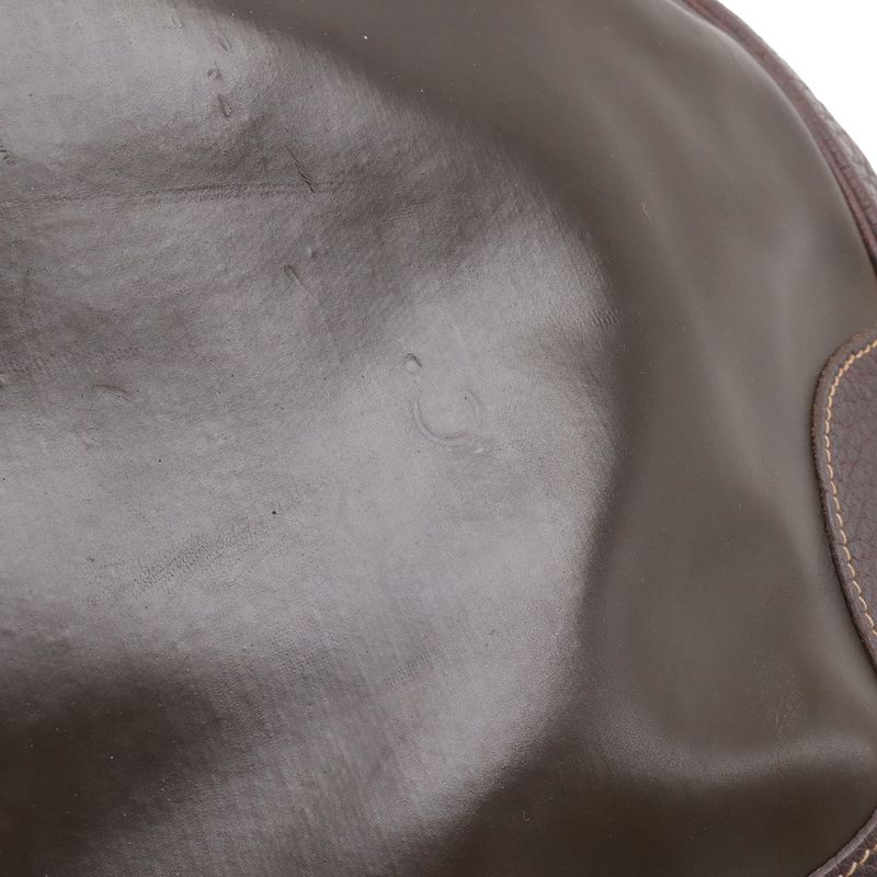 Hermes Trim 35 Shoulder Bag Buffalo Amazonia Dark Brown