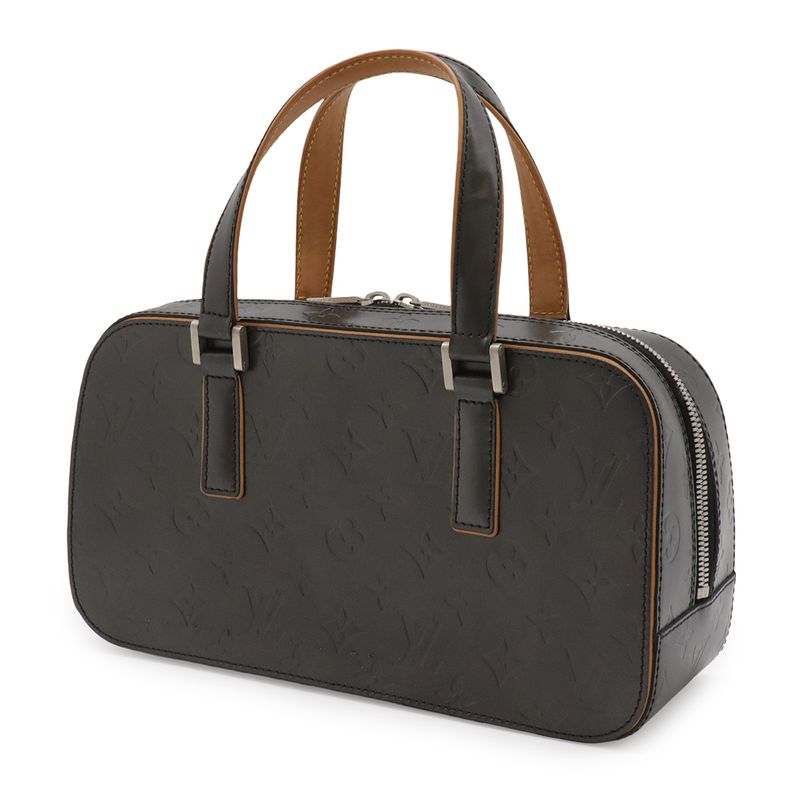 Louis Vuitton Monogram Matte Shelton Handbag Noir Black