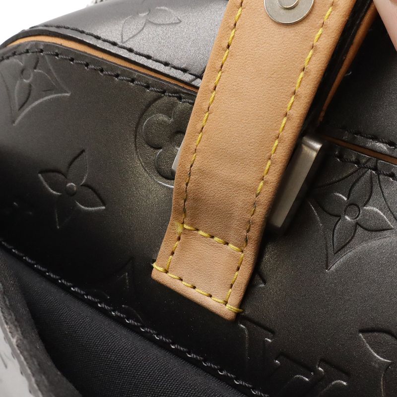 Louis Vuitton Monogram Matte Shelton Handbag Noir Black