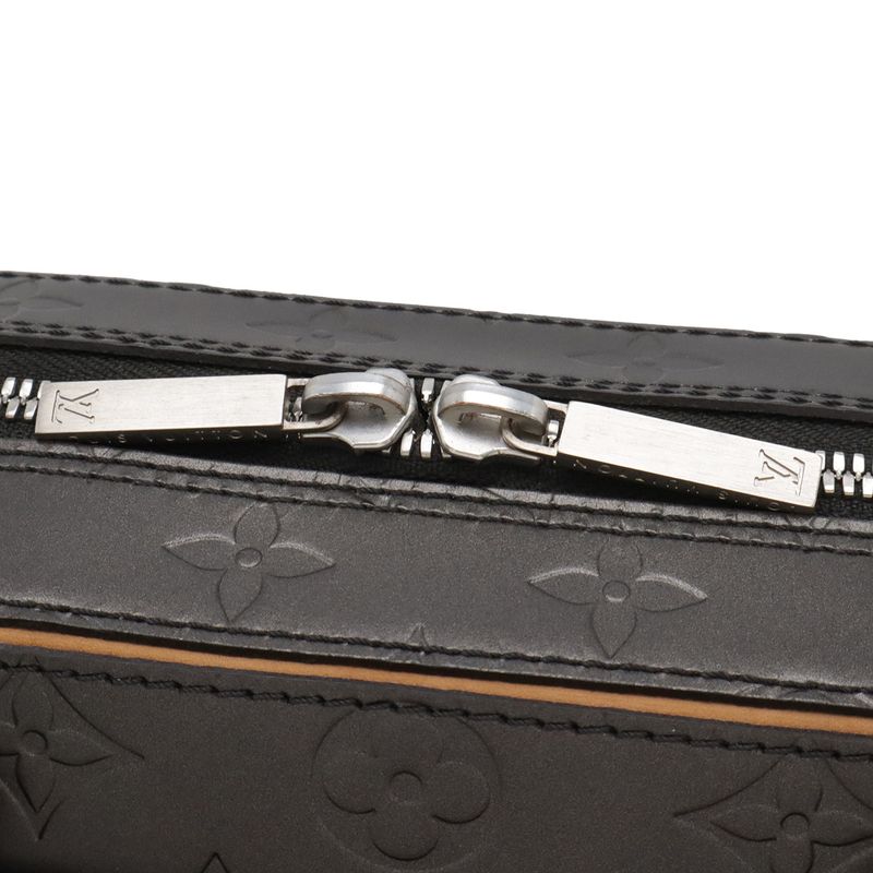 Louis Vuitton Monogram Matte Shelton Handbag Noir Black