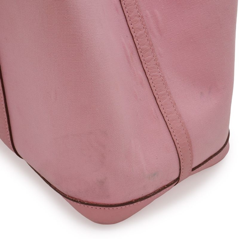 Hermes Garden Shoulder Tote Semi Toile Officier
