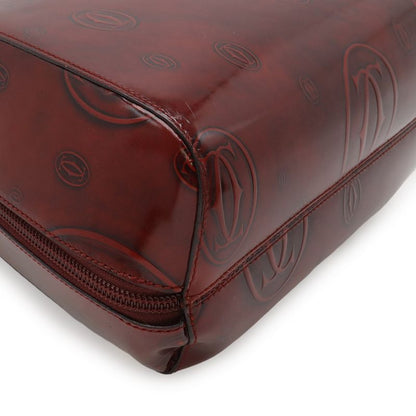 Cartier Happy Birthday Backpack Leather Gold Bordeaux