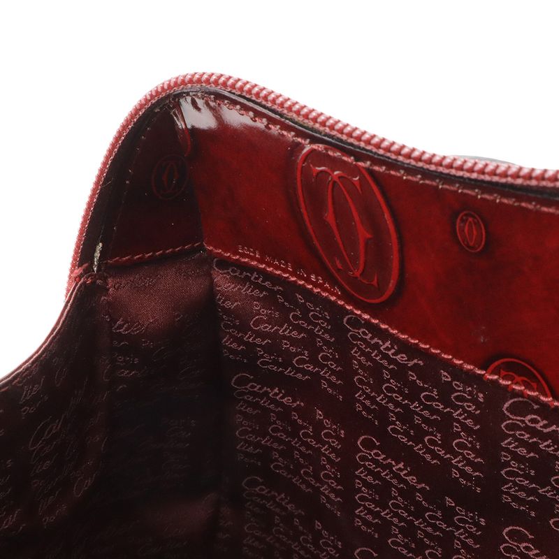 Cartier Happy Birthday Backpack Leather Gold Bordeaux