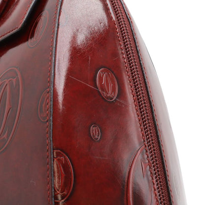 Cartier Happy Birthday Backpack Leather Gold Bordeaux