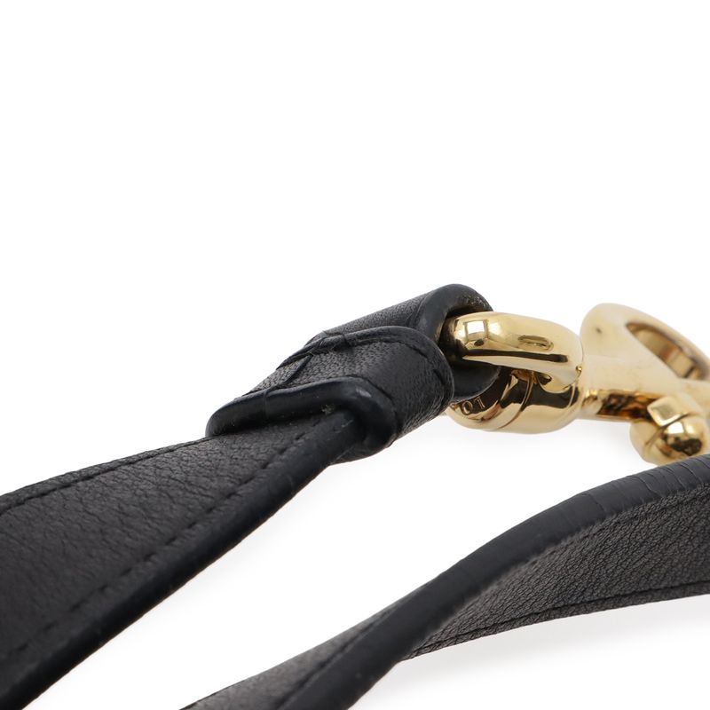 Loewe Fusta 31 Mini Boston Bag 2-Way Leather Black Gold