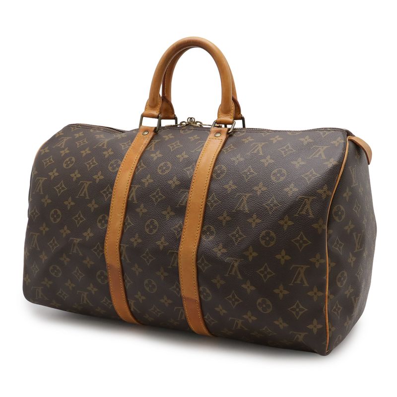 Louis Vuitton Monogram Keepall 45 Boston Bag Travel Purse