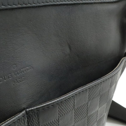 Louis Vuitton Damier Infini Calypso MM Shoulder Bag Onyx Black