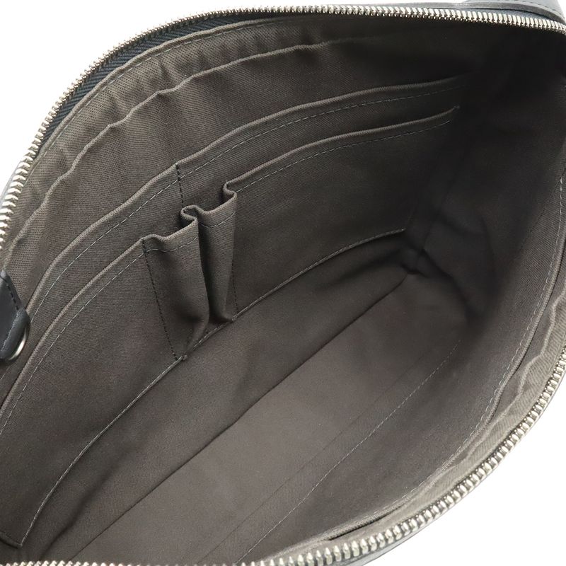 Louis Vuitton Damier Infini Calypso MM Shoulder Bag Onyx Black
