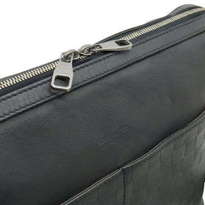 Louis Vuitton Damier Infini Calypso MM Shoulder Bag Onyx Black