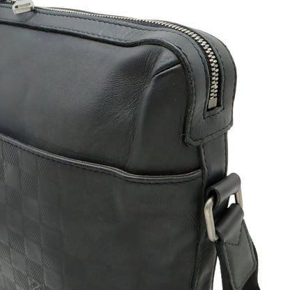 Louis Vuitton Damier Infini Calypso MM Shoulder Bag Onyx Black
