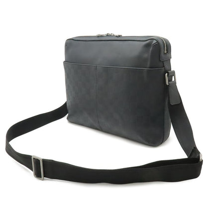 Louis Vuitton Damier Infini Calypso MM Shoulder Bag Onyx Black