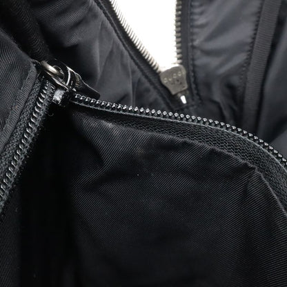 Gucci Sherry Backpack Leather Canvas Black Green Red